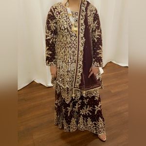 Show stopper bridal Indian/Pakistani  latest trend from UK shalwar kameez lengha